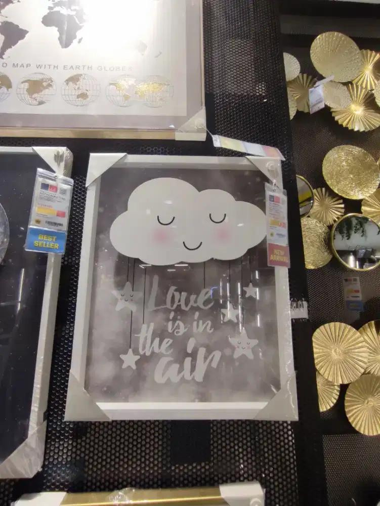 WALL DECORATION CLOUDS LED 40X50X3, 5 CM