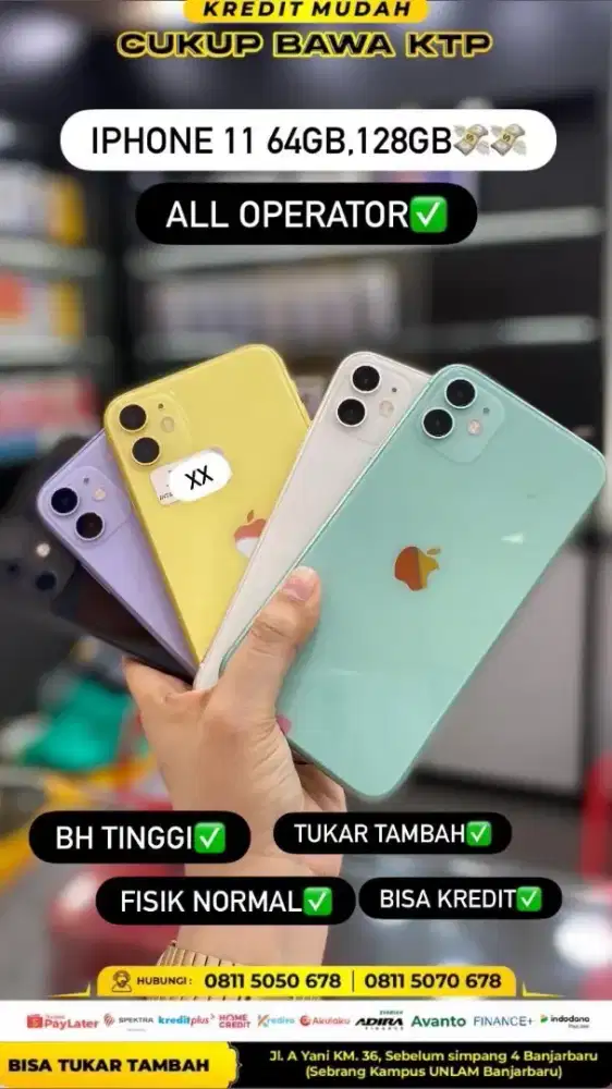 Iphone 11,bisa kredit lewat kredivo