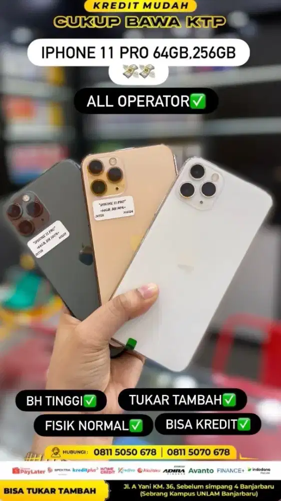 Iphone 11 pro,bisa kredit lewat kredivo
