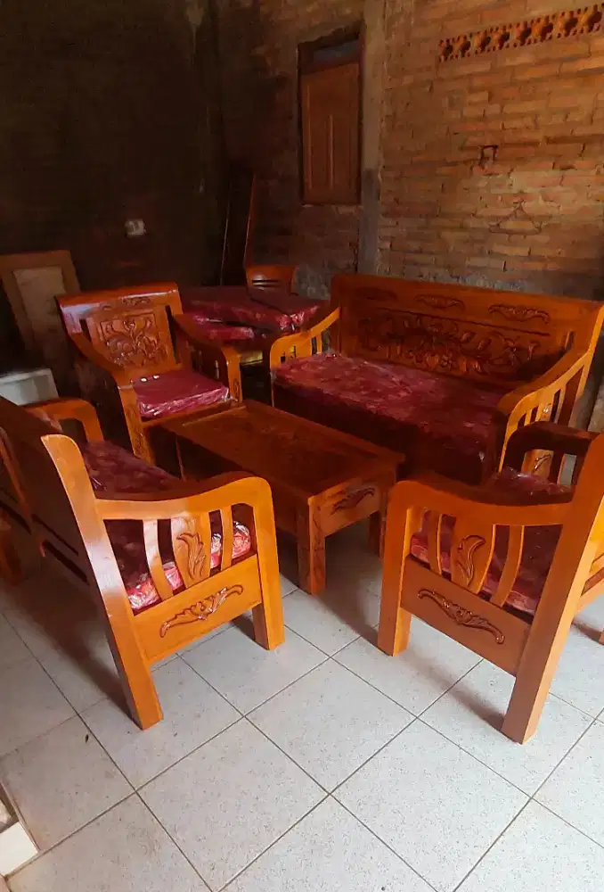 Kursi Tamu Kobra Kursi Ruang Tamu Kursi Tamu Minimalis Kayu JatiGrosir