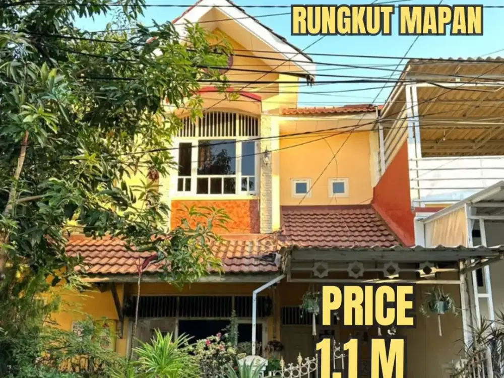 ‼️TURUN HARGA‼️ RUMAH SEMI FURNISHED RUNGKUT MAPAN TENGAH SIAP HUNI, SURABAYA TIMUR. DEKAT UPN, BANDARA JUANDA, TOL, PURIMAS, dsb