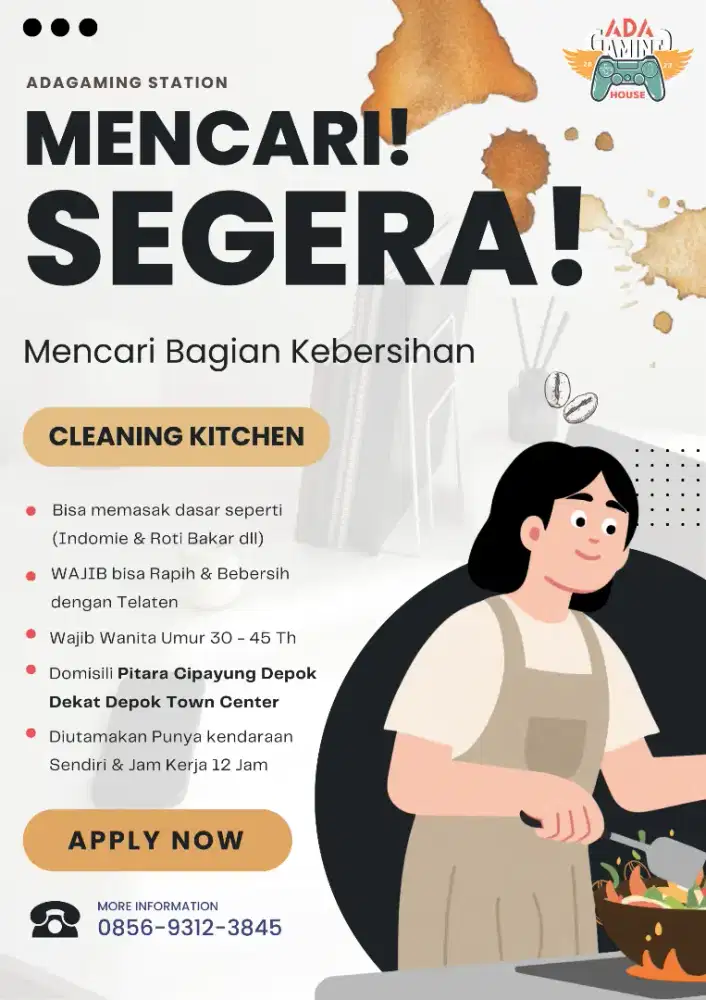 Dicari Cleaning Kitchen
