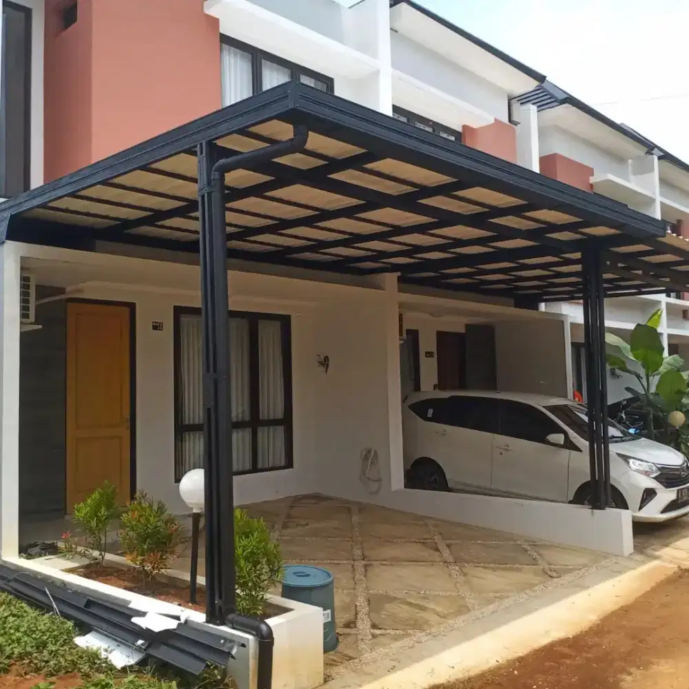 Pasang kanopi atap alderon