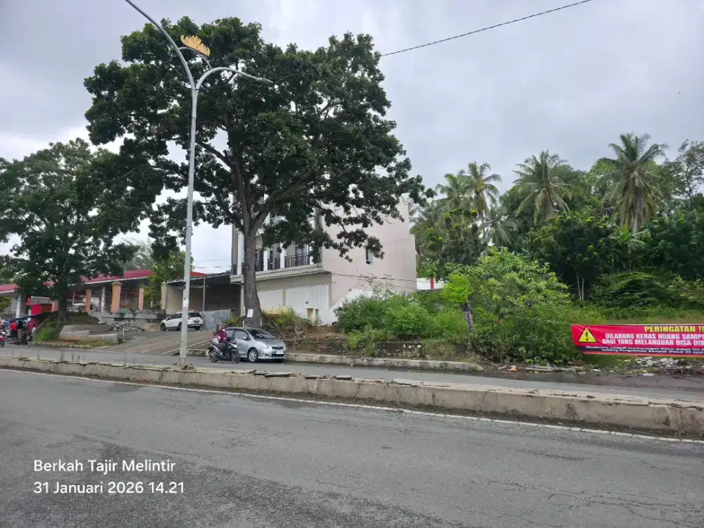 Tanah Pinggir Jalan Kota Bandar Lampung