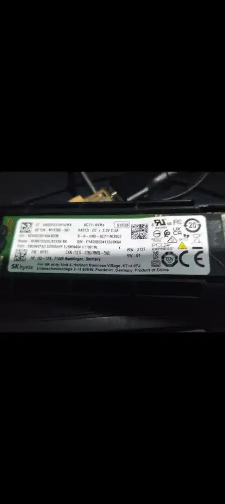 Nvme Hynix 512gb
