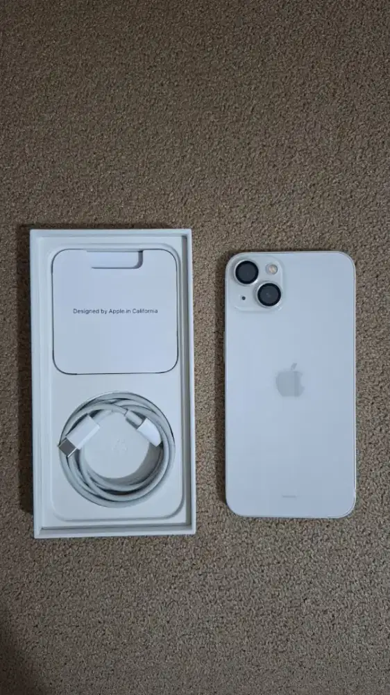 Iphone 13 Starlight 128 Second Mulus Fullset