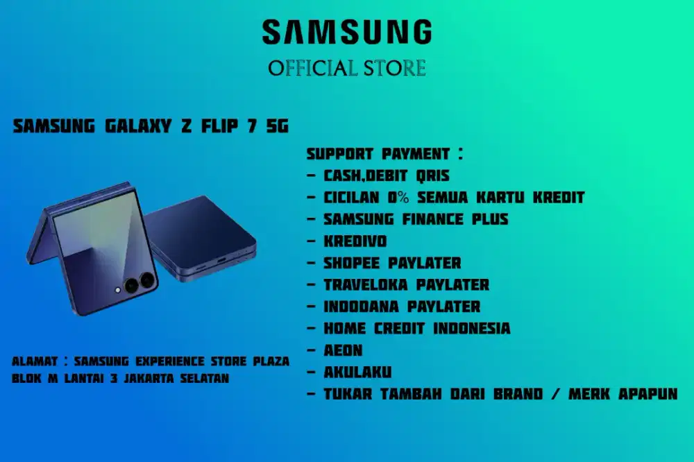 PROMO Samsung Galaxy Z Flip 7 5G Garansi 100% Resmi SEIN