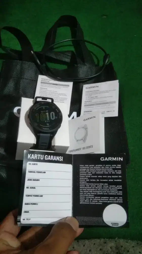 Jam GARMIN Forunner 165 baru Buka segel Pengecekan aj