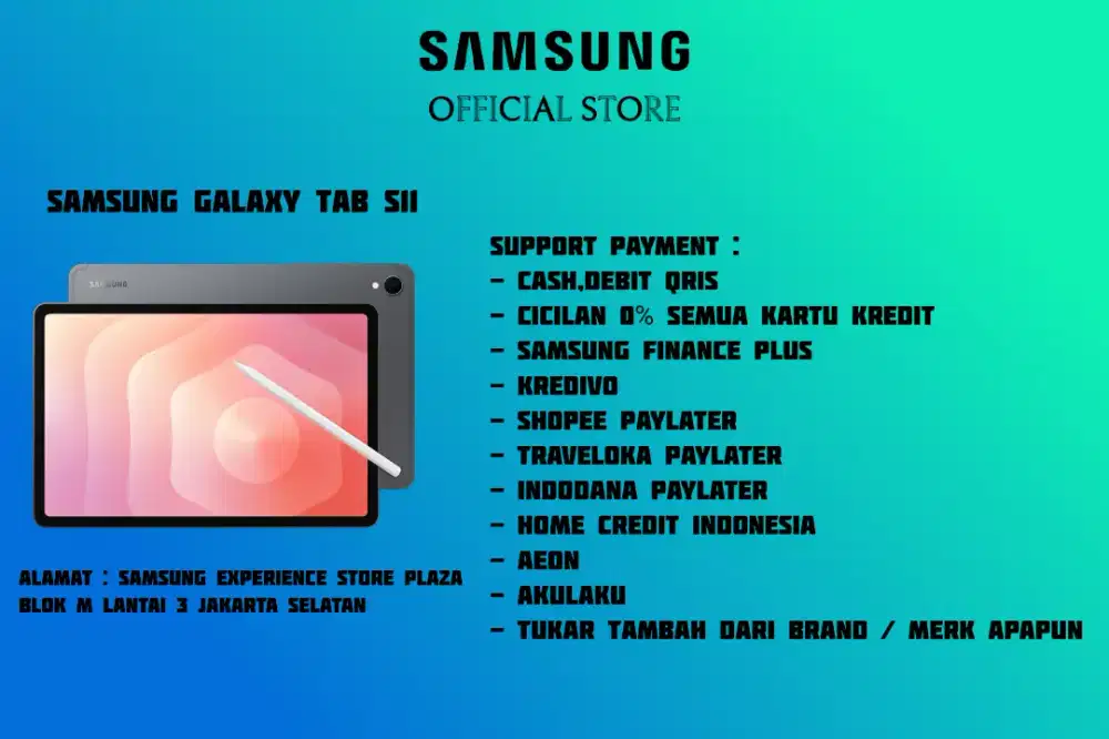 PROMO Samsung Galaxy Tab S11 Garansi 100% Resmi SEIN