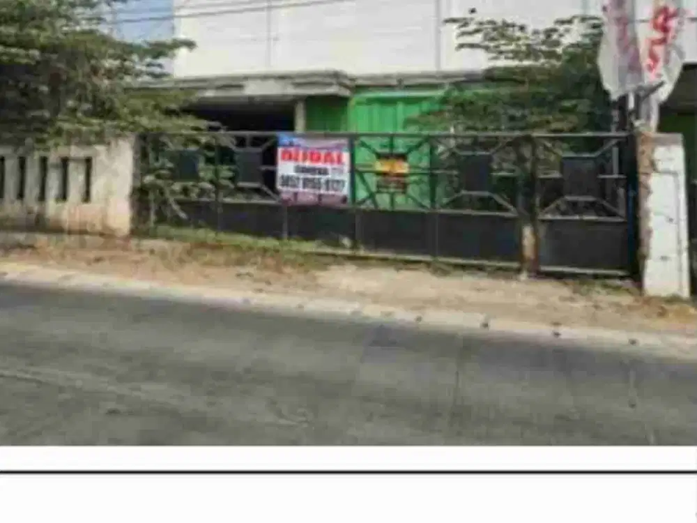 dijual ruko di jl. raya industri pasir gombong, karang baru, cikarang utara, bekasi