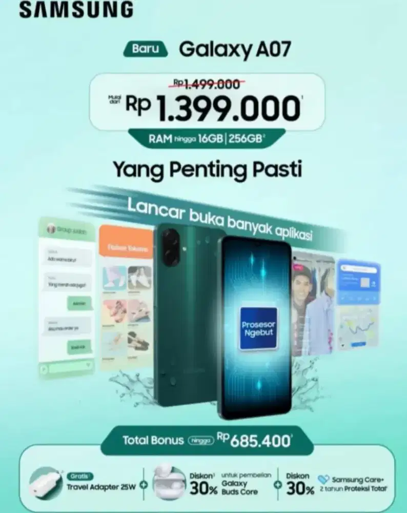 Samsung A07 Cash/ Credit