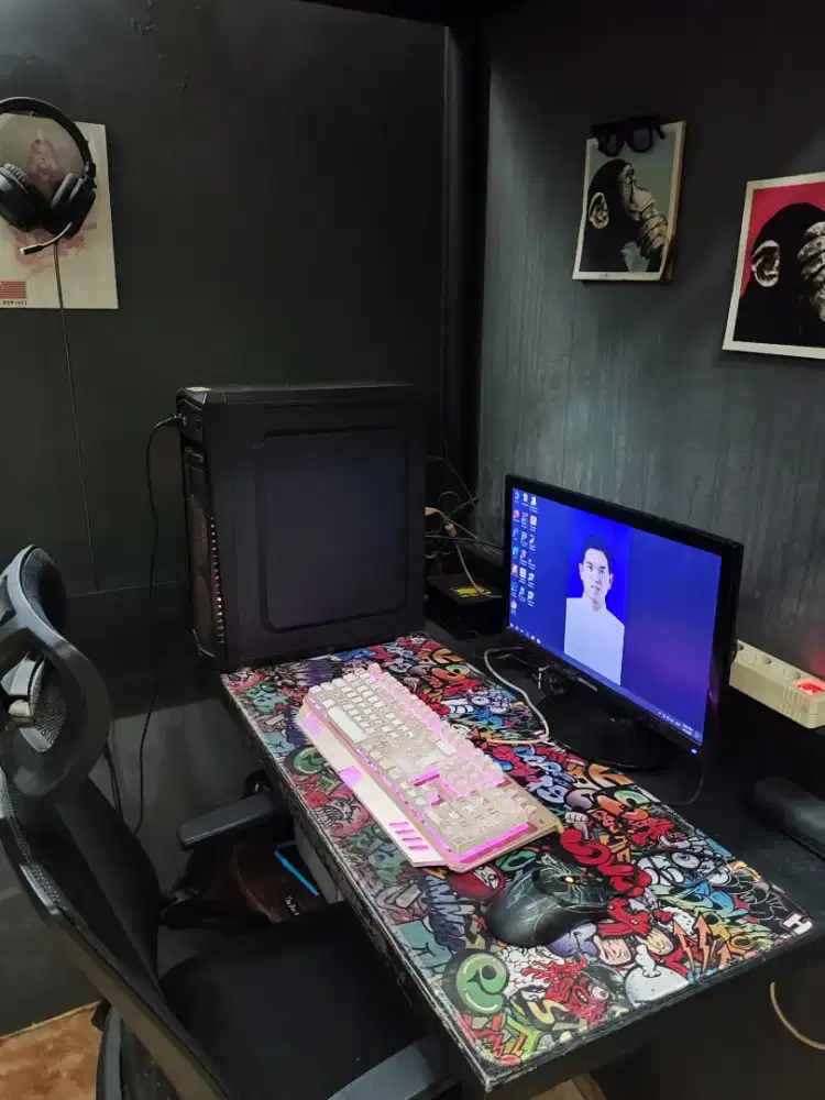 FS ,PC udah terinstal GTA V Epic games, dipake nonton udh enak