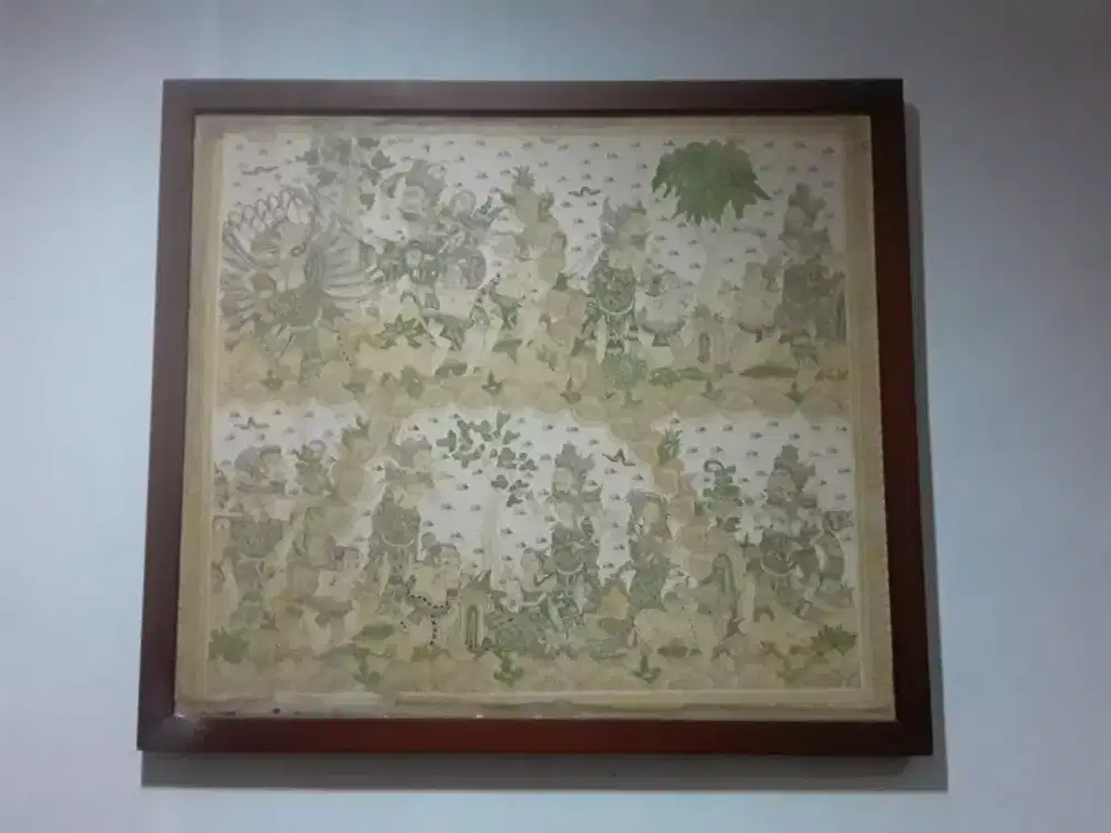 Lukisan Bali diatas kain