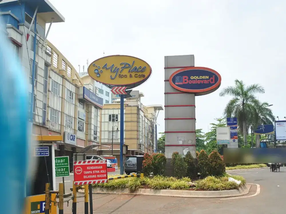 Disewa ruko golden boulevard 3lt