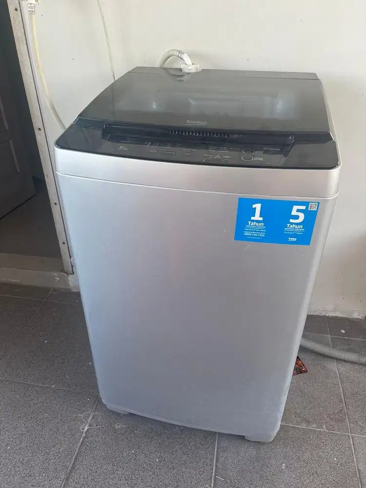 Jual mesin cuci 1 tabung 9kg BEKO BTU9008S Pro Smart Motor Aquasonic.