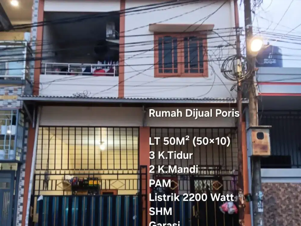 Dijual cepat rumah diperum Poris indah cipondoh tangerang