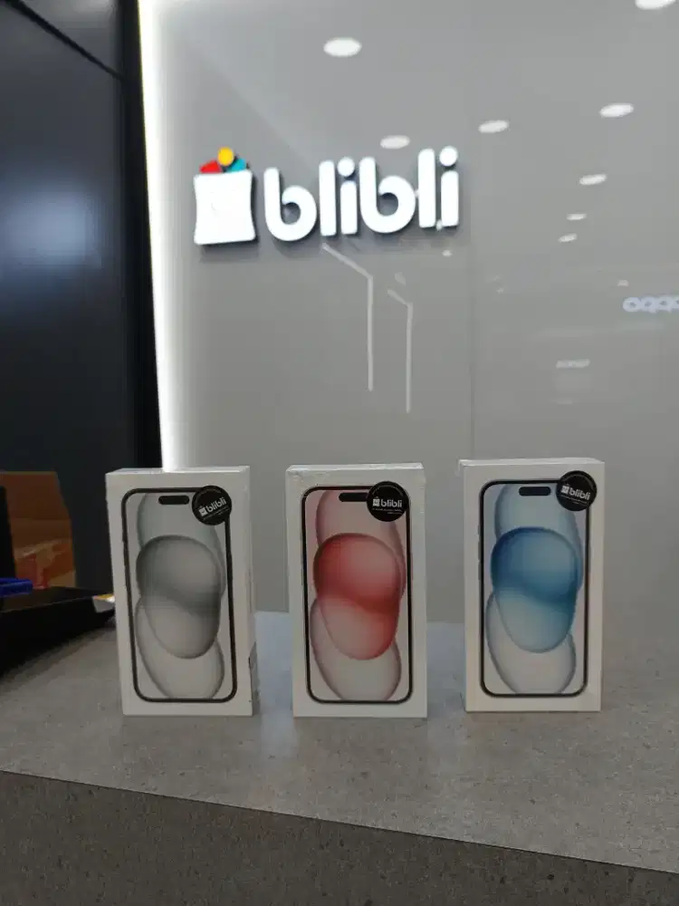 I-Phone 15 128GB PINK, Blue & Hitam Garansi resmi