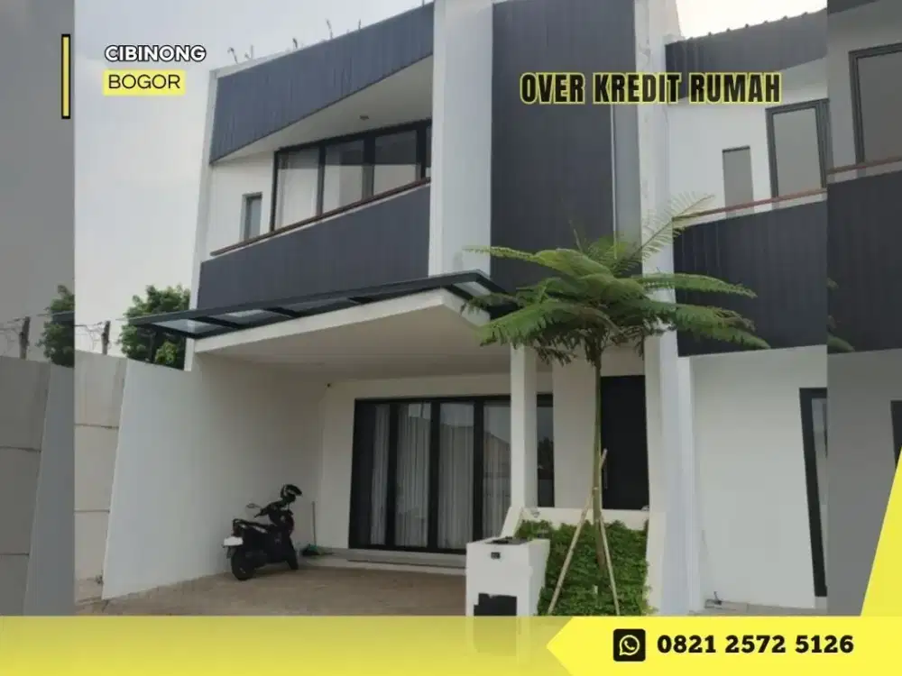 Over Kredit Rmh 3Lantai 55JT di Cluster The Residesia Cibinong dkt Sta KA