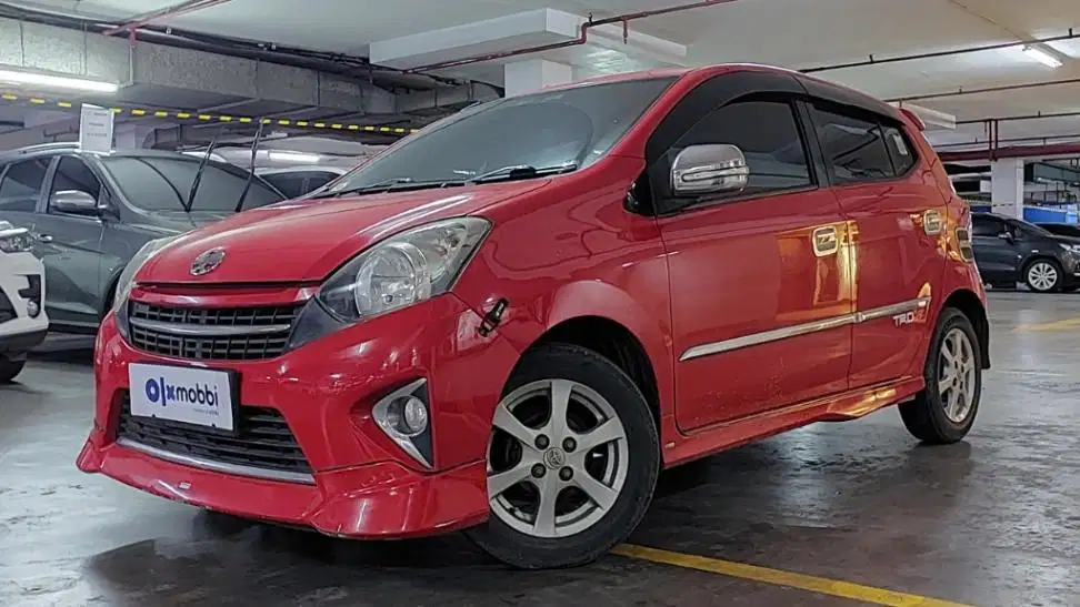 DP MURAH Toyota Agya 1.0 G TRD Sportivo Bensin-AT 2015 Merah CUYPB