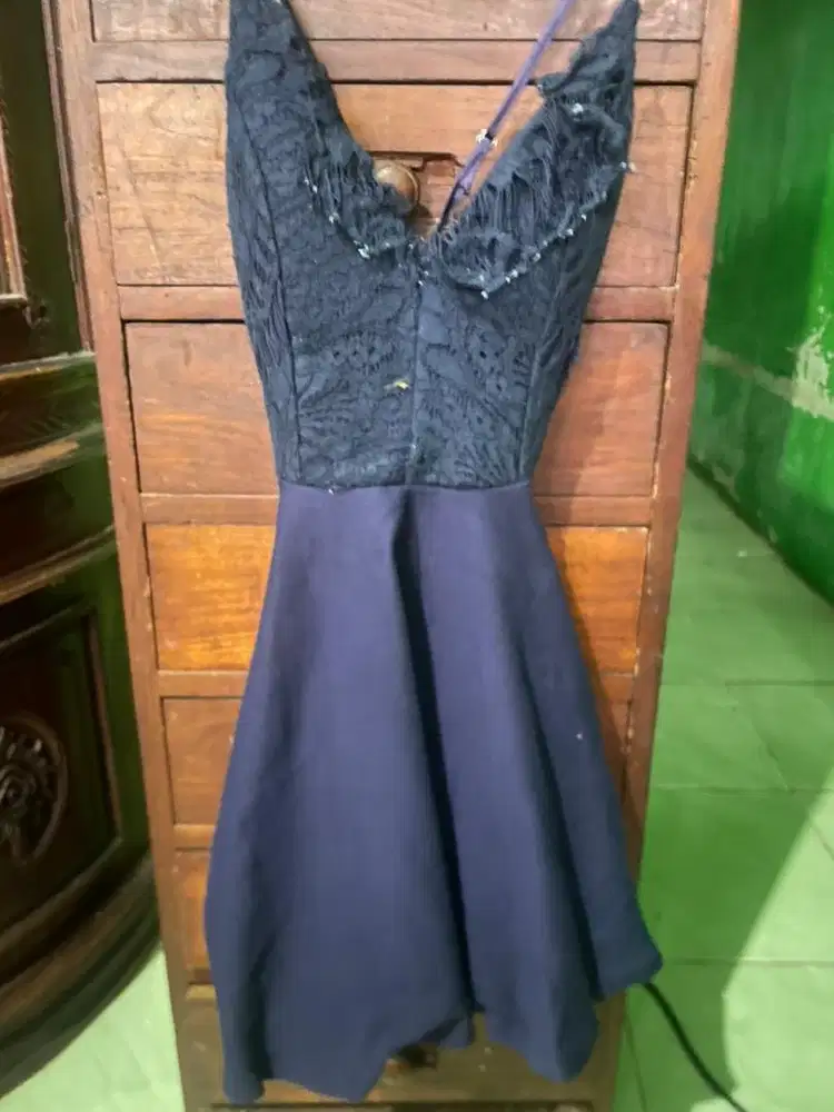 DRESS MALAM BIRU DONGKER