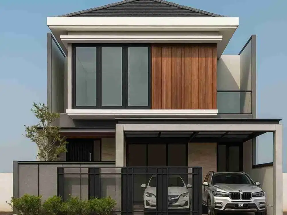 Dijual Rumah Baru Minimalis 2 Lantai Lokasi Boulevard Sutorejo Surabaya Timur Dekat Galaxy Mall Pakuwon City The Grand Peninsula