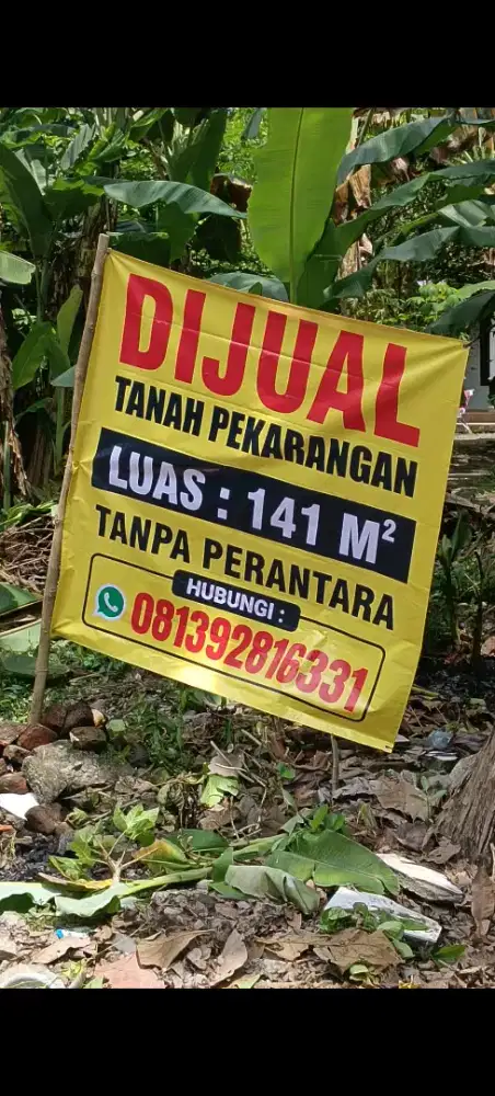 Di jual tanah pekarangan