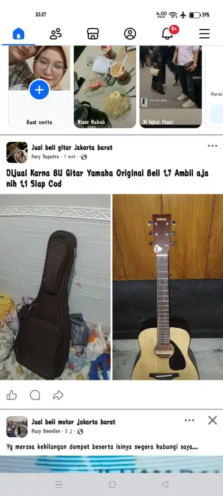 Guitar Yamaha 3/4