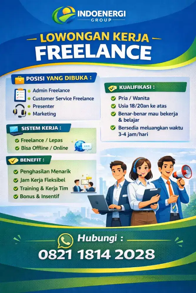 Lowongan kerja freelance