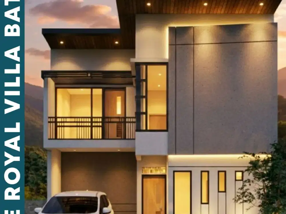 Villa Premium De Royal Batu | SHM | Private Pool, 2 Lantai