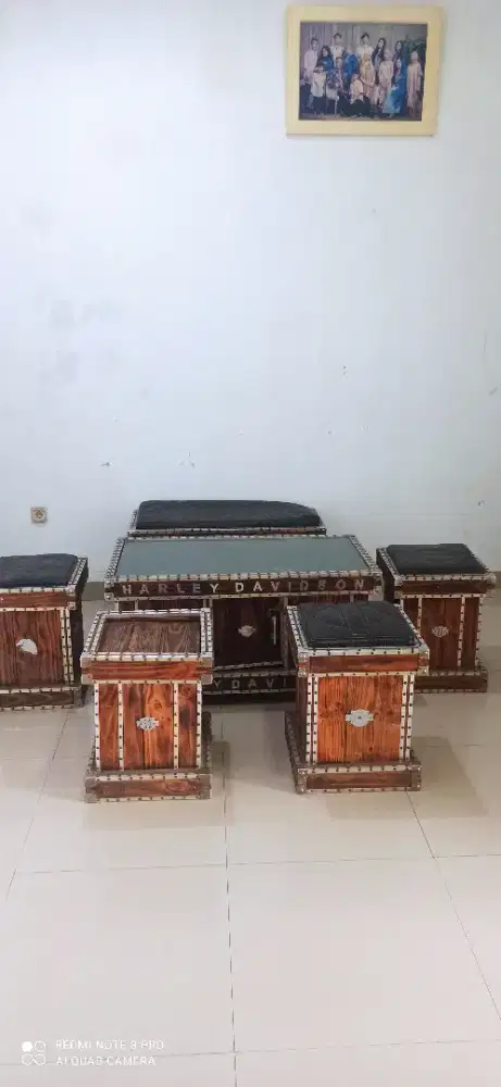 Meja Kursi Harley Davidson