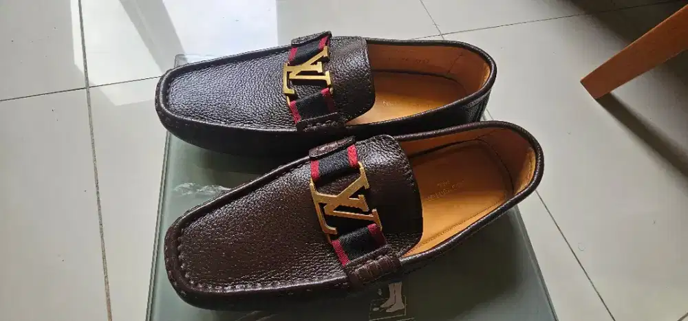Ori second Louis Vuitton Monte Carlo moccasins in brown