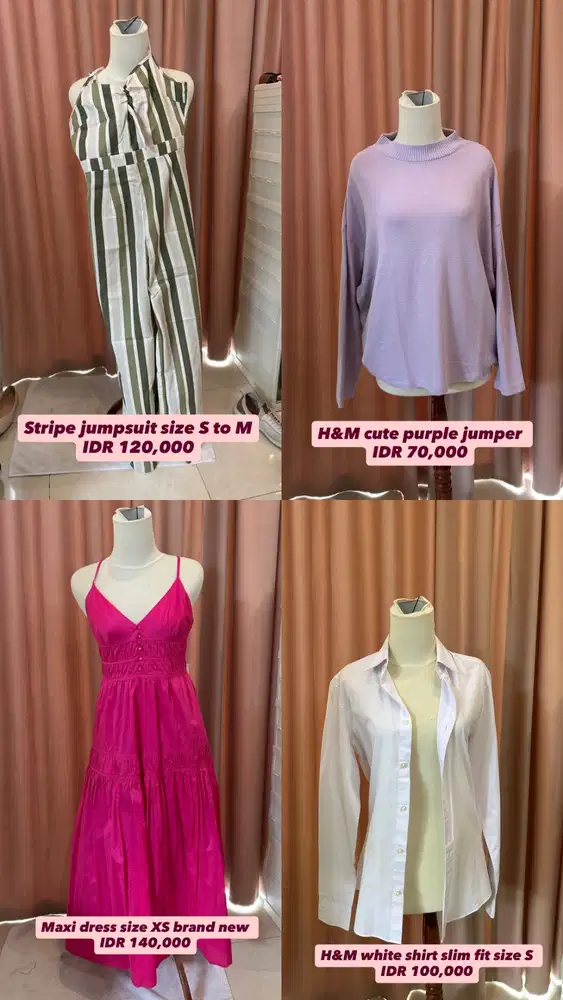 Preloved branded wanita - preloved murah renon, sanur