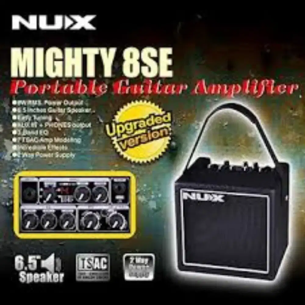 Jual amplifier gitar bisa elektrik dan akustik merk NUX MIGHTY 8SE