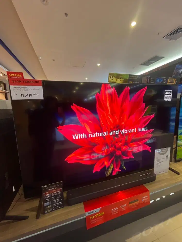 SONY ANDROID TV 4K 75 INCH