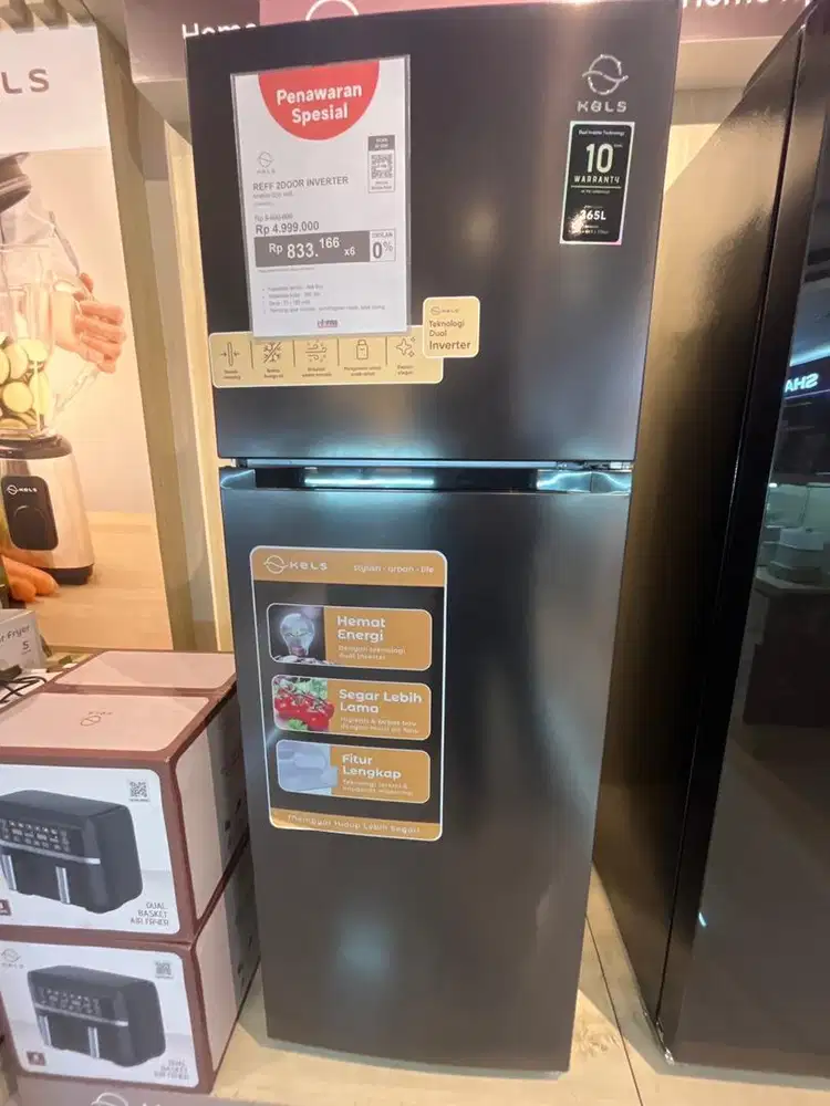 KULKAS 2PINTU INVERTER 348L