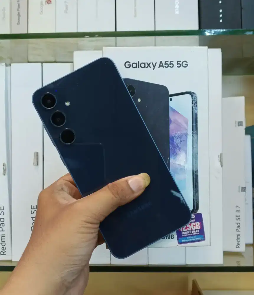Samsung A55 5G 12/256 Original Lengkap Fullset Mulus SEIN
