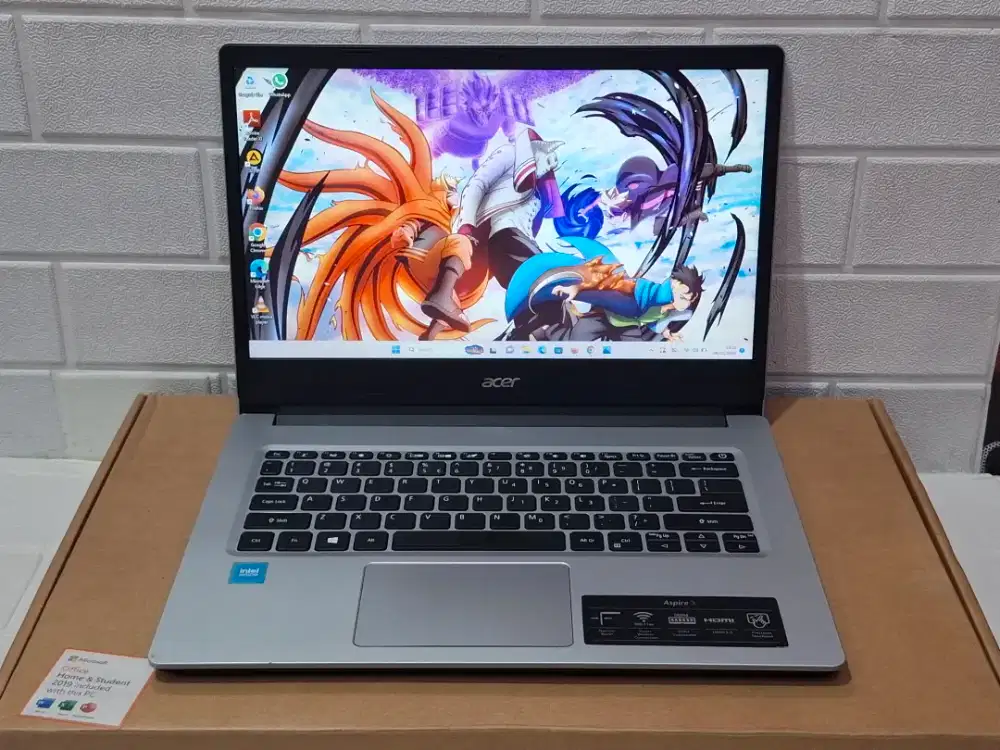 Acer Aspire 3 A314-35/Prosesor Intel Celeron N5100/Ram 4GB/SSD 256GB