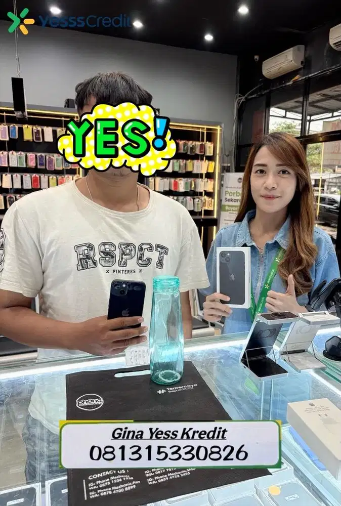 Kredit hp iphone 14 bunga 0% yess kredit