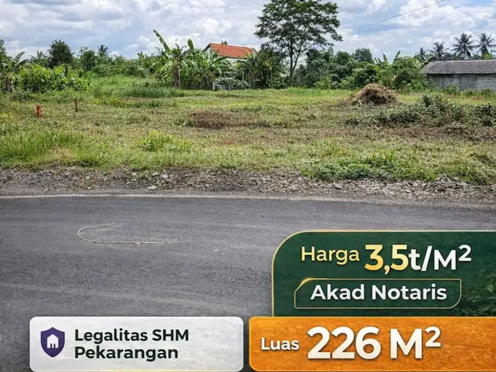 Tanah Jogja 2 MENIT SD BIAS KALIURANG SHMP