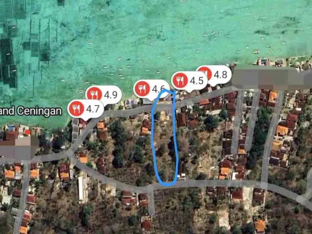 Dijual Tanah Premium di Kawasan Café & Pantai Populer Nusa Ceningan