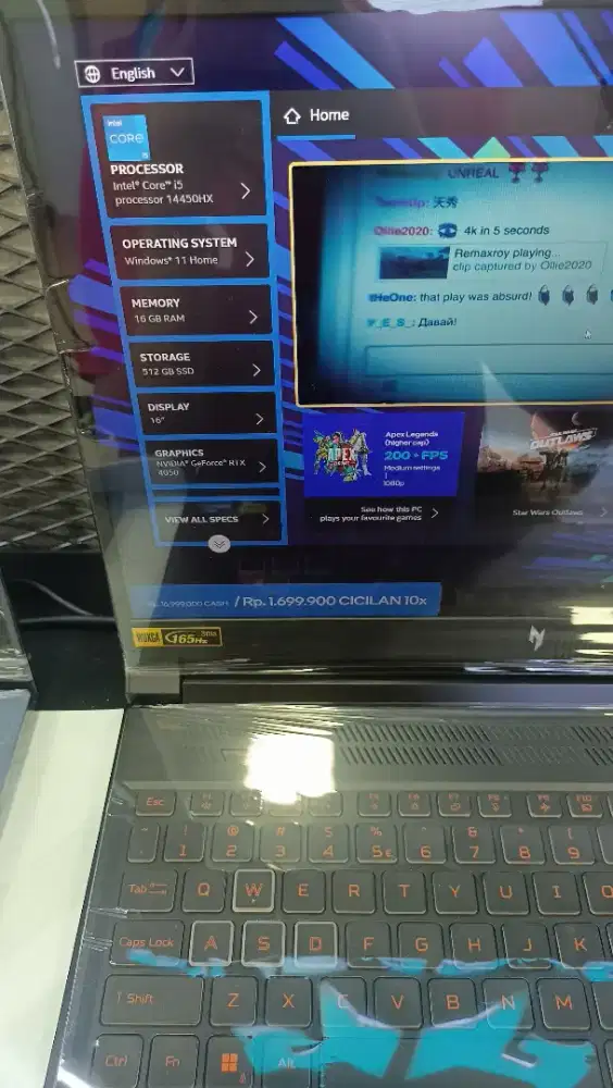 ACER NITRO 16 DENGAN CICILAN 0 % HOME CREDIT