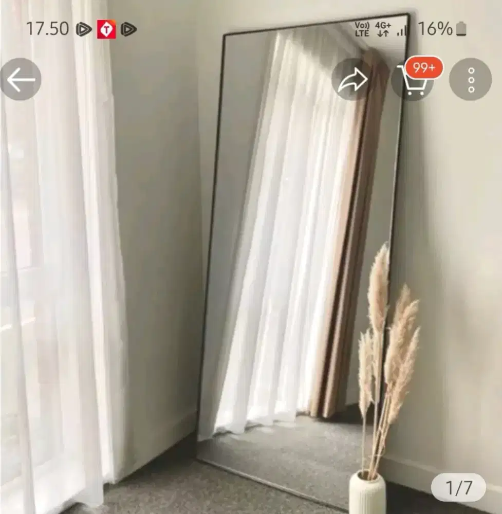 STANDING MIROR. 80x180cm CERMIN BESAR