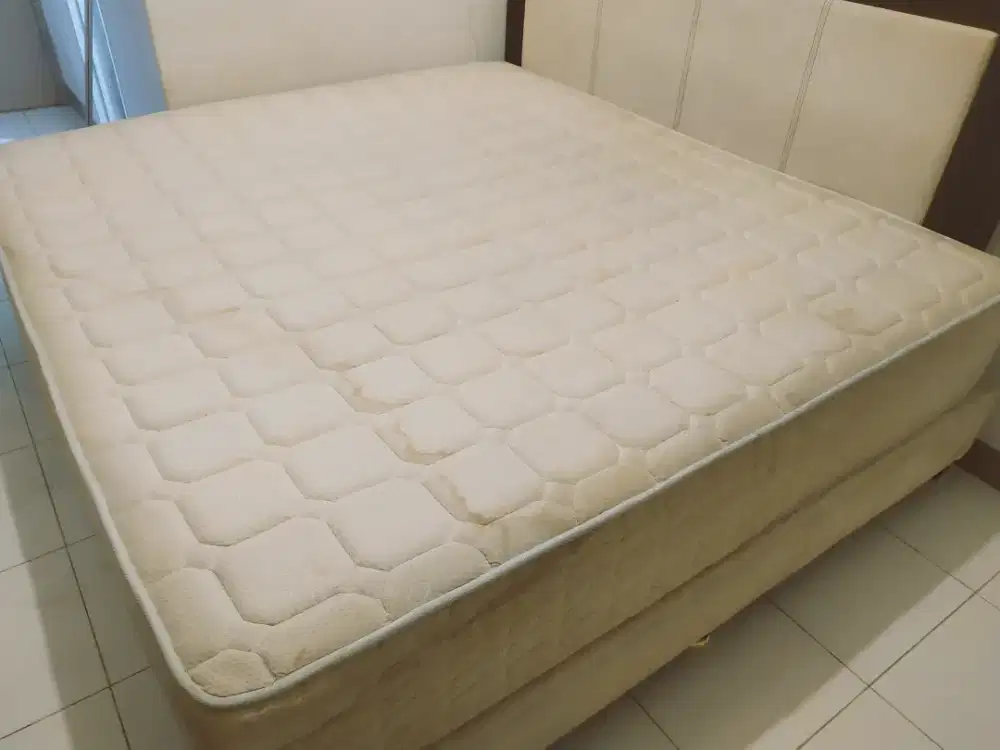 Jual kasur cotton organic latex sangat berat dan tebal uk 180x200