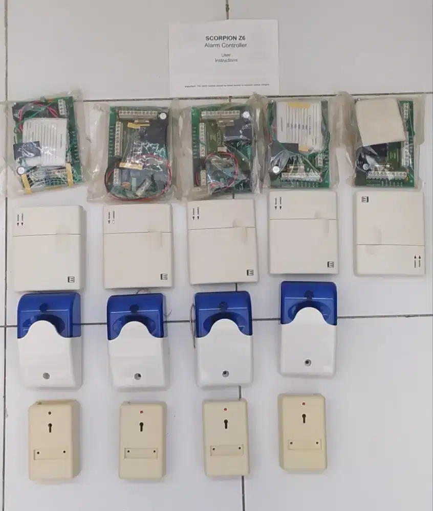 Alarm Countroller Scorpion Z6 diborongkan sisa proyek