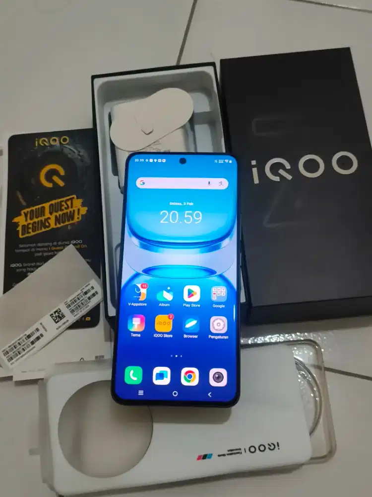 Iqoo Z10 5G 8/256 nominus pemakaian aja kelengkapan fullset.