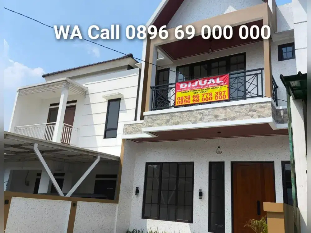 Rumah Dijual Sentul City Bogor -  View Gunung - 100% Baru - Griya Alam Sentul