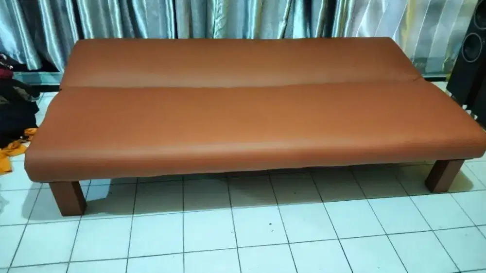 Sofa bed coklat