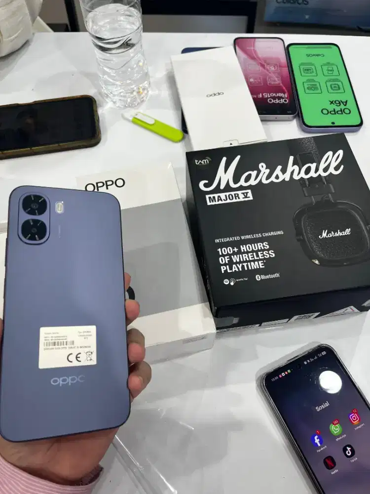 Oppo a6x 8/128 tebus murah dapet marshall