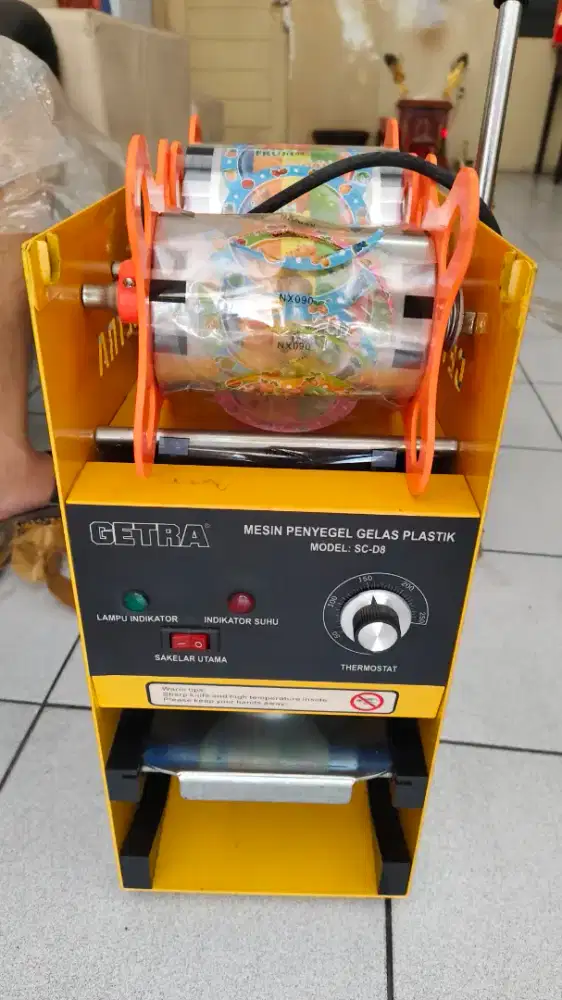 MESIN PENYEGEL GELAS PLASTIK MERK GETRA