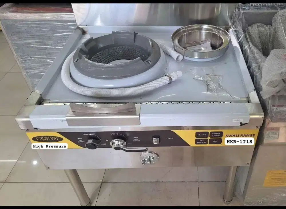 Kompor Crown Kwali Range Gas High Pressure HKR-1T1S